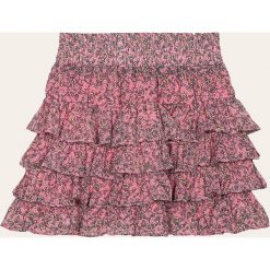 Name it - Spódnica dziecięca 116-152 cm. Białe spódniczki dziewczęce Name it, w kwiaty, z poliesteru, mini, rozkloszowane. Za 119,90 zł.