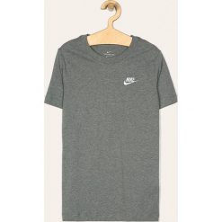 Nike Kids - T-shirt dziecięcy 122-170 cm. Szare t-shirty chłopięce Nike Kids, bez wzorów, z bawełny, bez rękawów. Za 59,90 zł.