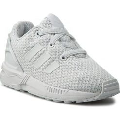 Buty adidas - Zx Flux El I S81424 Ftwwht/Ftwwht/Ftwwht. Białe półbuty dziewczęce Adidas, bez wzorów, z gumy, na sznurówki, adidas zx. W wyprzedaży za 169,00 zł.