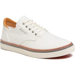 Tenisówki GANT - Prepville 20638499 Off White G20. Białe półbuty męskie GANT, bez wzorów, ze skóry, bez zapięcia. Za 419,00 zł.