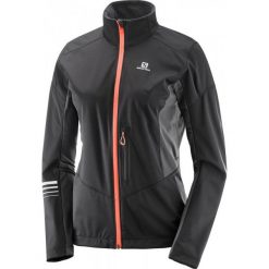 Salomon Lightning Sshell Jkt W Black/Forged Iron S. Czarne bez kategorii marki Salomon, s, z tkaniny, narciarskie. W wyprzedaży za 459,00 zł.