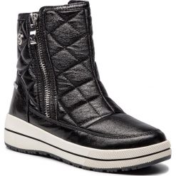 Śniegowce CAPRICE - 9-26454-21 Black Metallic 091. Czarne buty zimowe damskie Caprice, ze skóry ekologicznej. Za 249,90 zł.