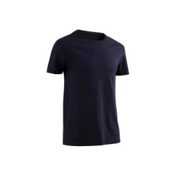 Koszulka krótki rękaw Gym & Pilates Sportee męska. Niebieskie koszulki męskie DOMYOS, m, bez wzorów, z elastanu, bez kołnierzyka, z krótkim rękawem, krótkie. Za 9,99 zł.