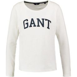 Bluzki asymetryczne: GANT LOGO Bluzka z długim rękawem eggshell