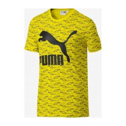 Puma Retro Sports Koszulka Żółty. Żółte koszulki męskie Puma, m, bez wzorów, z bawełny, retro, bez kołnierzyka, z krótkim rękawem, krótkie. Za 137,95 zł.