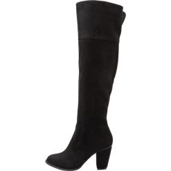 Vero Moda VMKIMMIE OVERKNEE BOOT Kozaki black. Czarne buty zimowe damskie Vero Moda, z materiału. W wyprzedaży za 237,30 zł.