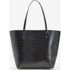 Torebka shopper - Czarny. Czarne torby damskie na zakupy Reserved, bez wzorów, bez dodatków. Za 99,99 zł.