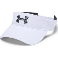 Under Armour Core Golf Daszek Biały. Białe czapki męskie Under Armour, bez wzorów, z poliesteru. Za 94,95 zł.