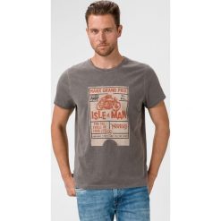 Pepe Jeans Graf Koszulka Szary. Szare podkoszulki męskie Pepe Jeans, s, z nadrukiem, z bawełny, z krótkim rękawem. Za 175,95 zł.