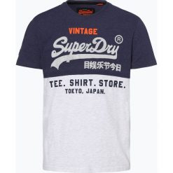 Superdry - T-shirt męski, niebieski. Niebieskie t-shirty męskie Superdry, s, z nadrukiem, z materiału, bez kołnierzyka. Za 149,95 zł.