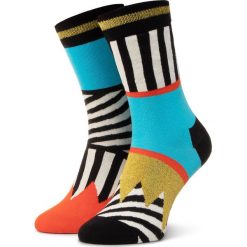 Skarpety Wysokie Unisex HAPPY SOCKS - MIX01-0100 Kolorowy. Skarpetki damskie Happy Socks, bez wzorów, z elastanu. Za 39,90 zł.