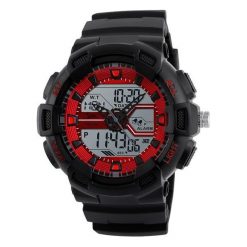 Zegarek Zemge Zegarek męski z kolekcji SPORT Czerwony ZS1042 uniwersalny. Czerwone zegarki męskie Zemge. Za 314,10 zł.