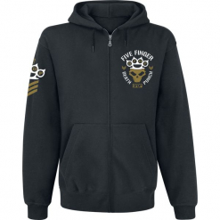 Five Finger Death Punch Knuckle Chevron Bluza z kapturem rozpinana czarny. Czarne bluzy męskie Five Finger Death Punch, l, z kapturem. Za 199,90 zł.