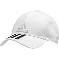Czapki damskie: Adidas Czapka z daszkiem damska 6P 3S Cap Cotton Biała r. OSFW
