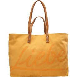 Shopper bag damskie: Liebeskind Berlin VENEZIA LIEBE SHOPPER Torba na zakupy amber yellow with toffee