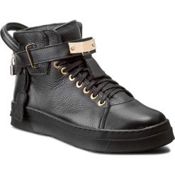 Sneakersy R.POLAŃSKI - 0837 Czarny Lico. Czarne półbuty damskie R.Polański, ze skóry. W wyprzedaży za 299,00 zł.