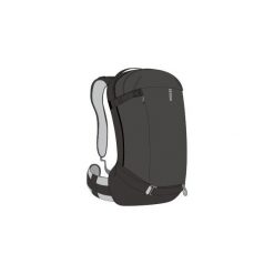 Plecak snowboardowy i narciarski Freeride FR500 Defense L/XL. Szare plecaki męskie WED'ZE, bez wzorów, z poliesteru. Za 379,99 zł.