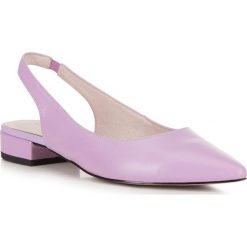 Buty damskie. Szare baleriny damskie Wittchen, ze skóry. W wyprzedaży za 279,90 zł.