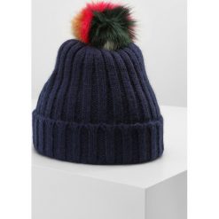 Czapki damskie: J.CREW STRIPED POM BEANIE Czapka navy