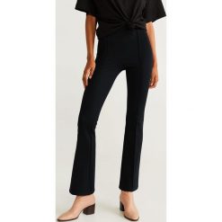 Mango - Legginsy Nuflare. Czarne spodnie damskie Mango, s, z elastanu. W wyprzedaży za 69,90 zł.