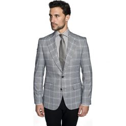 Marynarka vitale granatowy slim fit. Niebieskie marynarki męskie Recman, m, bez wzorów. Za 599,00 zł.