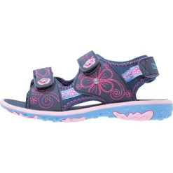 Kappa BLOOMY Sandały trekkingowe navy/pink. Niebieskie sandały chłopięce marki Kappa, z materiału. Za 129,00 zł.