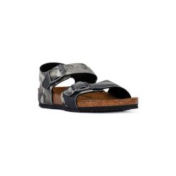 Sandały Dziecko Birkenstock RIO CAMO GREY. Szare sandały chłopięce Birkenstock, bez zapięcia. Za 252,64 zł.