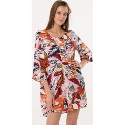 Mix kolorów Tunika Joyous Occasion. Tuniki damskie Born2be, na co dzień, na lato, s, bez wzorów, klasyczne, z okrągłym kołnierzem, bez rękawów. Za 34,99 zł.