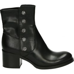 Botki - BEATA-D-71B N. Czarne botki damskie skórzane marki Venezia. Za 499,00 zł.