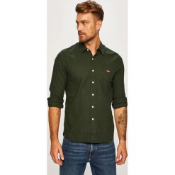 Levi's - Koszula. Zielone koszule męskie Levi's®, s, bez wzorów, z bawełny, klasyczne, z klasycznym kołnierzykiem, z długim rękawem. Za 239,90 zł.