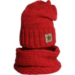 Czapka z kominkiem dla ocieplana Cz+K 156E pomarańczowa r. 52-54. Brązowe czapeczki niemowlęce Proman. Za 60,07 zł.