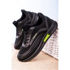 Czarne buty sportowe sznurowane casu 20y03/gr. Czarne buty sportowe damskie Casu, bez wzorów, sportowe. Za 49,99 zł.