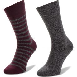 Zestaw 2 par wysokich skarpet unisex JOOP! - Mouline 900.042_1 Winetasting 4007. Szare skarpetki damskie JOOP!, bez wzorów, z elastanu. Za 69,00 zł.