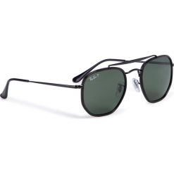Okulary przeciwsłoneczne RAY-BAN - Marshal II 0RB3648M 002/58 Black/Black. Czarne okulary przeciwsłoneczne damskie Ray-Ban. W wyprzedaży za 529,00 zł.