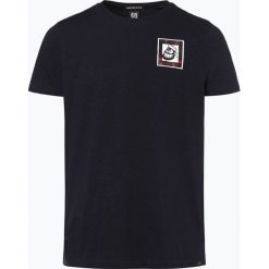 Scotch & Soda - T-shirt męski, niebieski. Niebieskie t-shirty męskie Scotch & Soda, s, z aplikacjami, bez kołnierzyka. Za 129,95 zł.