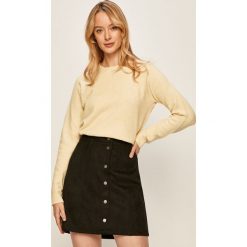 Vero Moda - Sweter. Żółte swetry damskie Vero Moda, s, bez wzorów, z elastanu, bez rękawów, bez kaptura. W wyprzedaży za 89,90 zł.