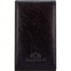 Etui na wizytówki. Czarne etui damskie Wittchen, ze skóry. Za 219,90 zł.