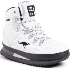 Śniegowce KANGAROOS - K-Skor Rtx 39039 000 0000 White. Białe śniegowce damskie KangaROOS, na zimę, ze skóry ekologicznej, bez zapięcia. W wyprzedaży za 239,00 zł.