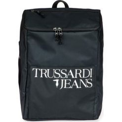 Trussardi Jeans plecak unisex czarny 71B00157-9Y099999. Czarne plecaki damskie Trussardi Jeans, z nadrukiem, z jeansu. Za 549,00 zł.