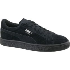 Buciki niemowlęce chłopięce: Puma Buty juniorskie Suede JR czarne r. 38.5 (355110-52)