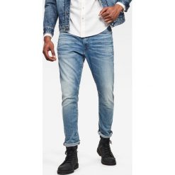 G-Star Raw - Jeansy D-Staq. Niebieskie jeansy męskie G-Star RAW, bez wzorów, retro. Za 699,90 zł.