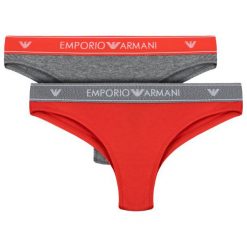 Komplet 2 par fig brazylijskich Emporio Armani Underwear 163337 9A317 13662. Figi damskie Emporio Armani Underwear, xs, bez wzorów, z elastanu. W wyprzedaży za 129,00 zł.