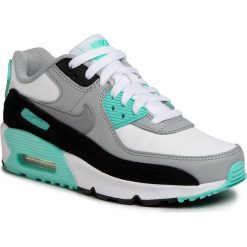 Buty NIKE - Air Max 90 Ltr (GS) CD6864 102 White/Particle Grey. Białe buty sportowe damskie Nike, bez wzorów, z zamszu, sportowe, nike air max. Za 469,00 zł.