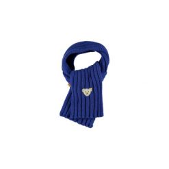 Steiff Boys Szalik blue - niebieski - Gr.110 cm. Niebieskie szaliki i rękawiczki niemowlęce Steiff, z aplikacjami, z wiskozy. Za 125,00 zł.
