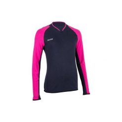 Bluza do siatkówki VJA100 damska. Niebieskie bluzy damskie ALLSIX, s, bez wzorów, z bawełny, bez rękawów, bez kaptura. Za 59,99 zł.