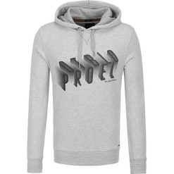 Bluza w kolorze szarym. Szare bluzy męskie Pepe Jeans, Mexx, Pierre Cardin, m, z nadrukiem, z bawełny, z kapturem, bez rękawów, bez kaptura. W wyprzedaży za 139,95 zł.
