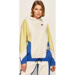 Nike Sportswear - Bluza. Szare bluzy damskie Nike Sportswear, s, bez wzorów, z bawełny, bez rękawów, z kapturem. Za 359,90 zł.