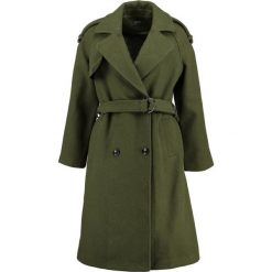 KIOMI Płaszcz wełniany /Płaszcz klasyczny green. Zielone płaszcze damskie pastelowe KIOMI, z materiału, klasyczne. W wyprzedaży za 356,85 zł.