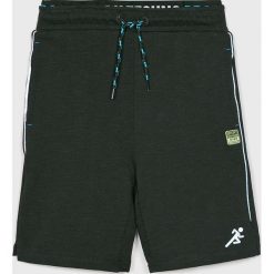 Blukids - Szorty dziecięce 140-170 cm. Czarne spodenki chłopięce Blukids, bez wzorów, z bawełny, casualowe. W wyprzedaży za 39,90 zł.