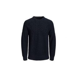 Swetry Premium By Jack jones 12143343 RUSSEL. Niebieskie swetry męskie Premium By Jack jones, s, bez wzorów, bez kołnierzyka, bez kaptura. Za 153,48 zł.